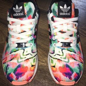 Women’s adidas shoes.